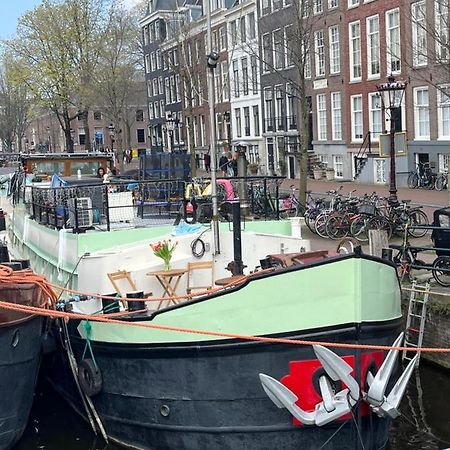Skinny Bridge Houseboat Amstel View Amsterdam Exteriér fotografie
